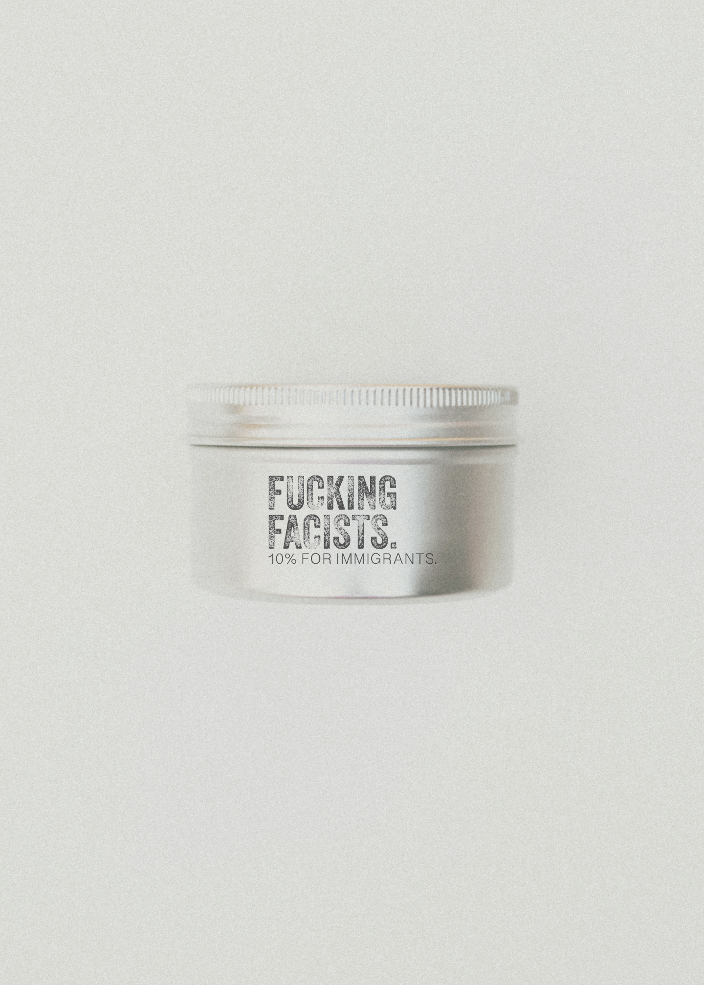 FUCKING FACISTS. 4 OZ Candle