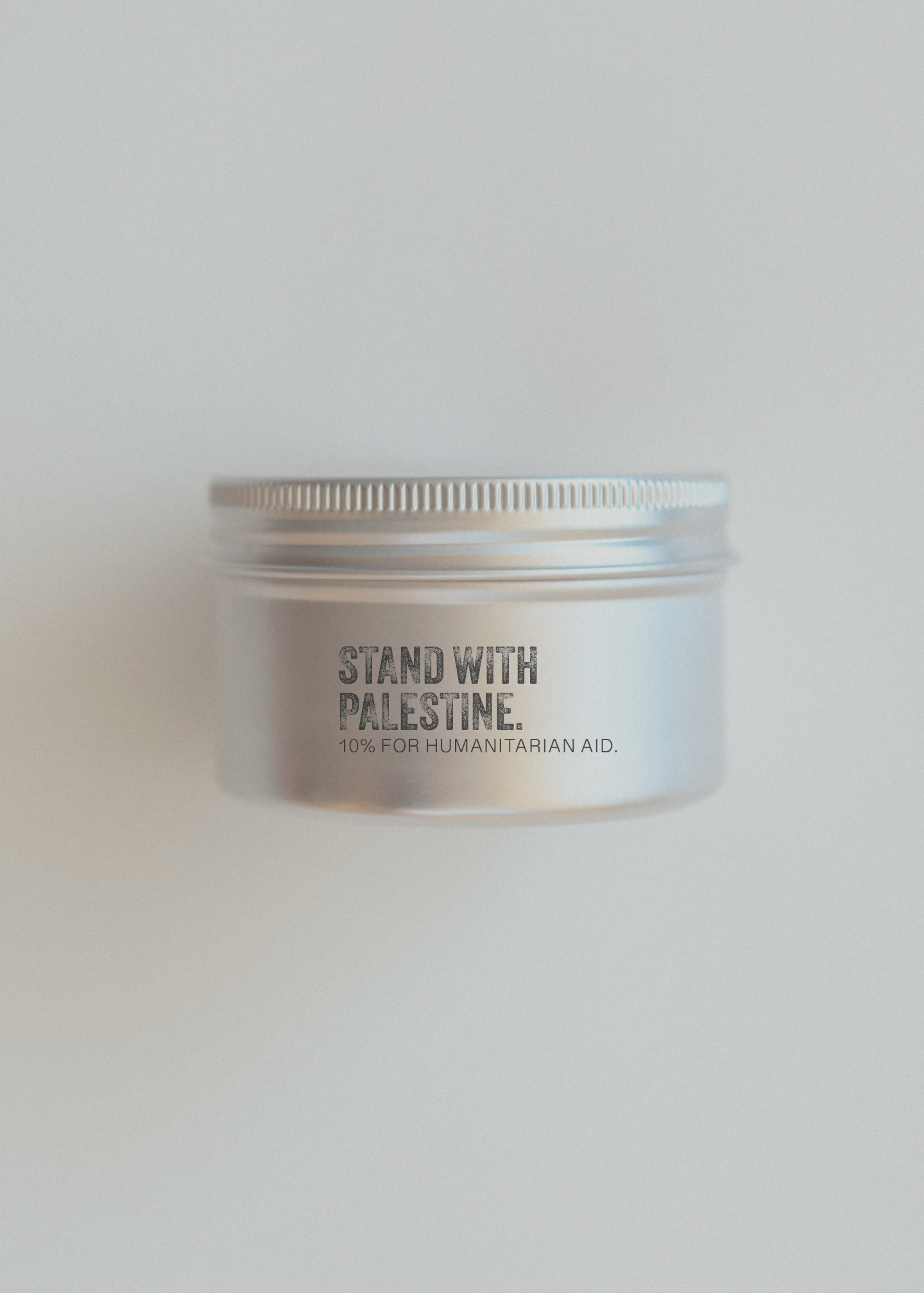 STAND WITH PALESTINE. 4 OZ Candle